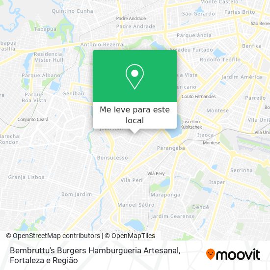 Bembruttu's Burgers Hamburgueria Artesanal mapa