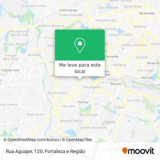 Rua Aguape, 120 mapa
