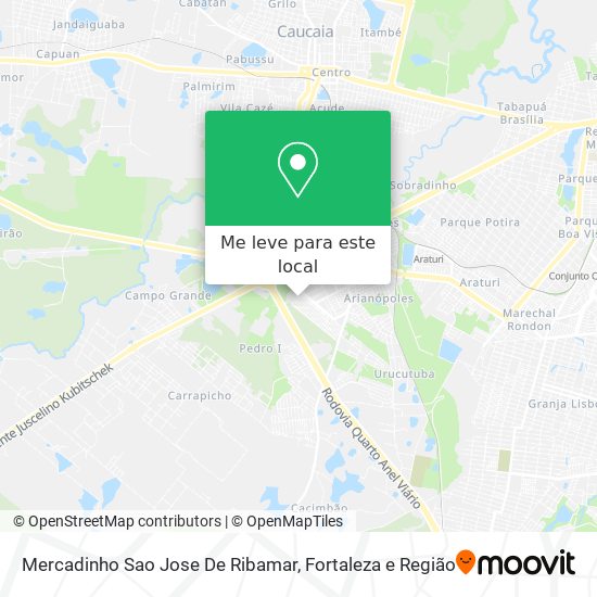 Mercadinho Sao Jose De Ribamar mapa