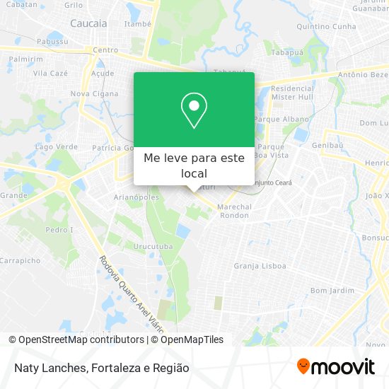 Naty Lanches mapa