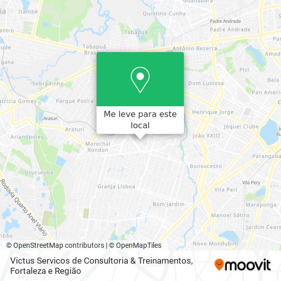 Victus Servicos de Consultoria & Treinamentos mapa