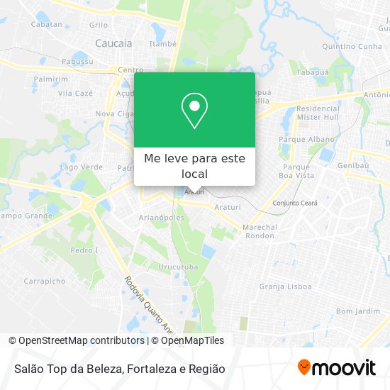 Salão Top da Beleza mapa