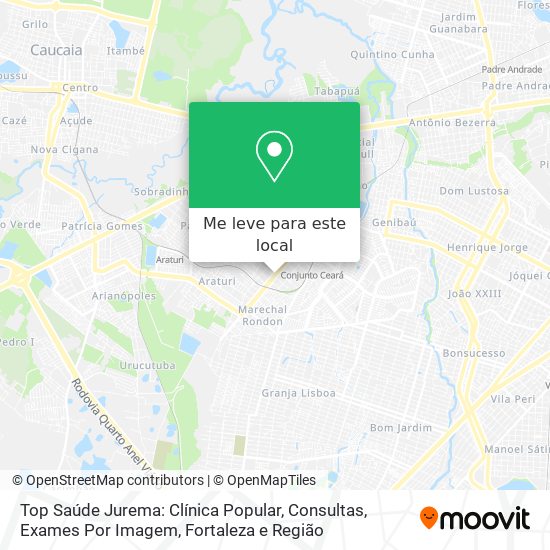 Top Saúde Jurema: Clínica Popular, Consultas, Exames Por Imagem mapa