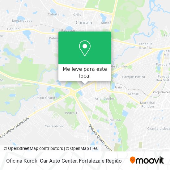 Oficina Kuroki Car Auto Center mapa