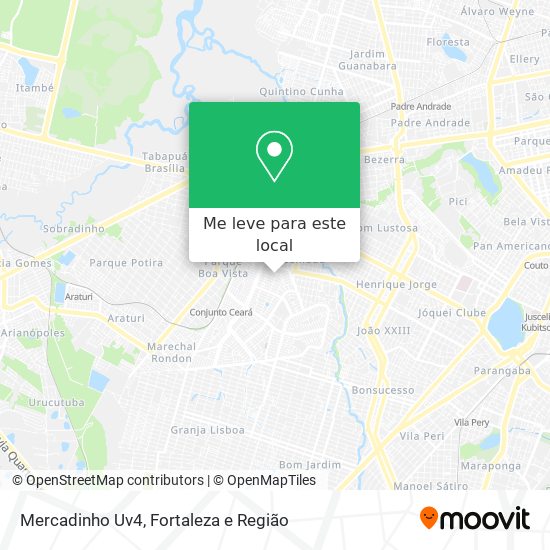 Mercadinho Uv4 mapa