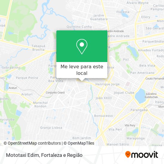 Mototaxi Edim mapa