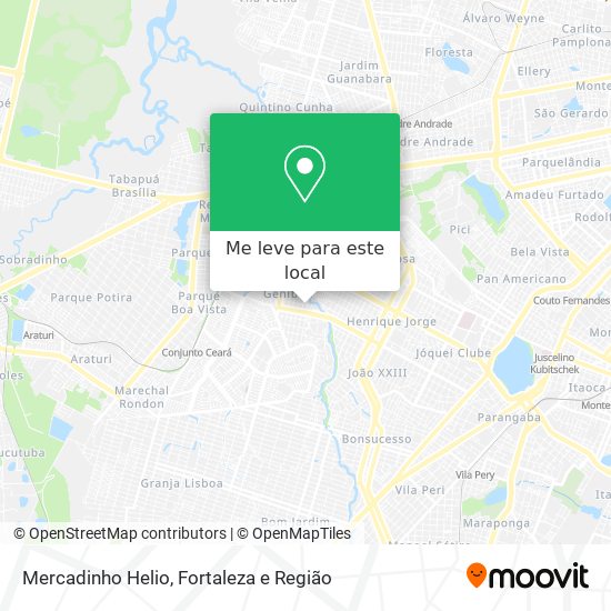Mercadinho Helio mapa