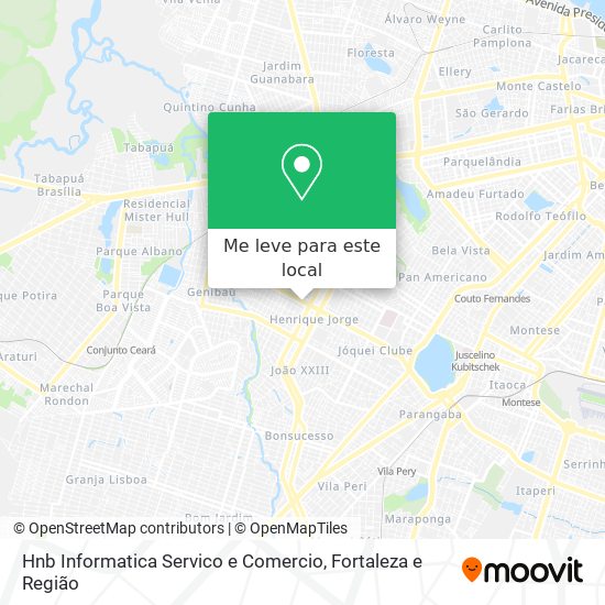 Hnb Informatica Servico e Comercio mapa