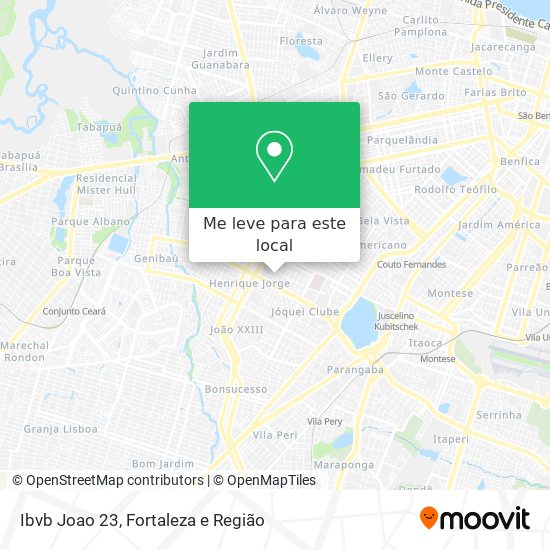 Ibvb Joao 23 mapa