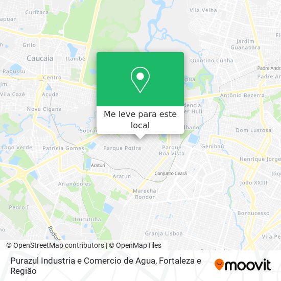 Purazul Industria e Comercio de Agua mapa