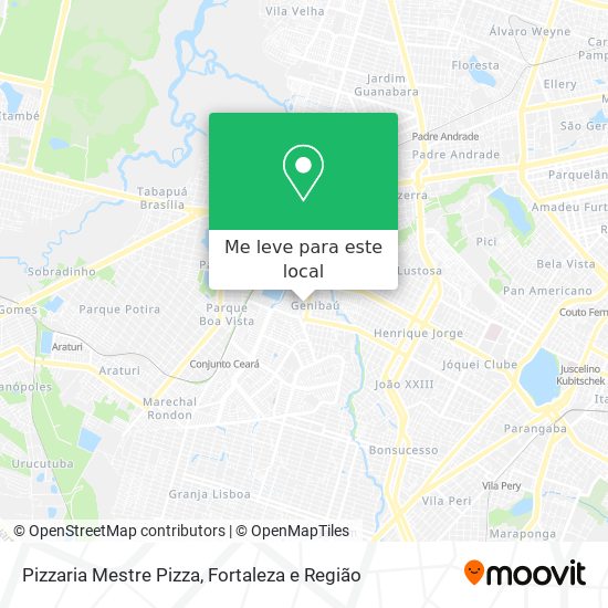 Pizzaria Mestre Pizza mapa