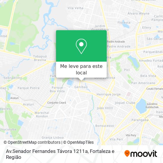 Av.Senador Fernandes Távora 1211a mapa