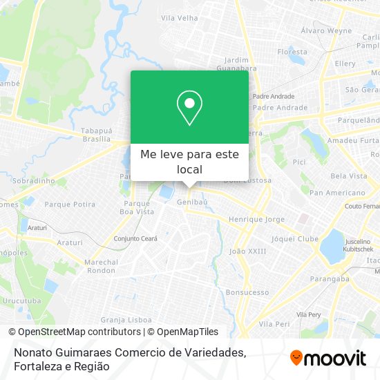 Nonato Guimaraes Comercio de Variedades mapa