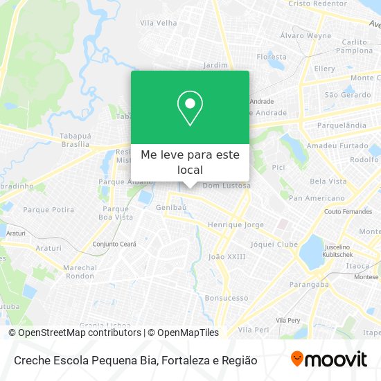 Creche Escola Pequena Bia mapa