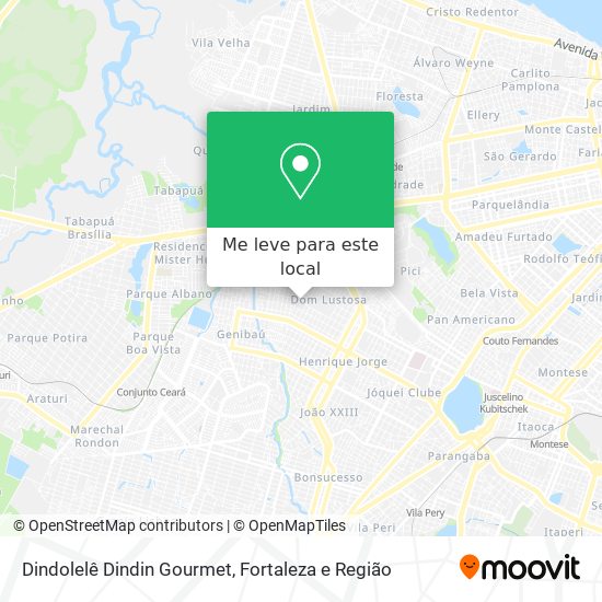 Dindolelê Dindin Gourmet mapa