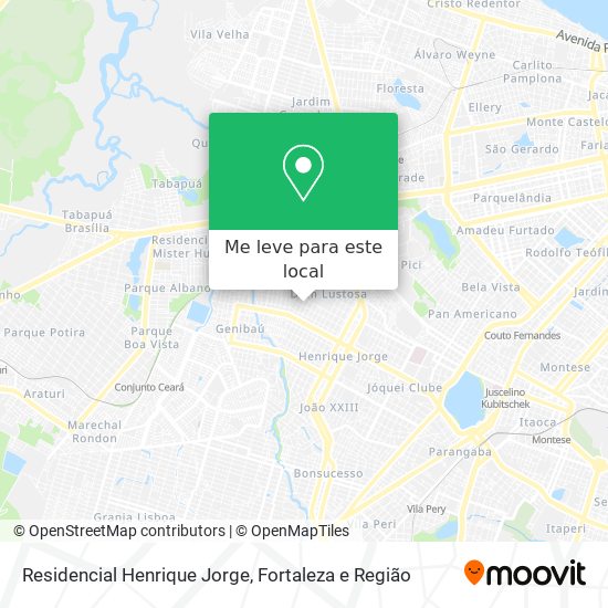 Residencial Henrique Jorge mapa