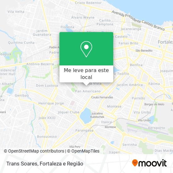 Trans Soares mapa