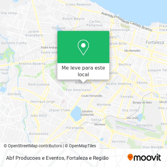 Abf Producoes e Eventos mapa