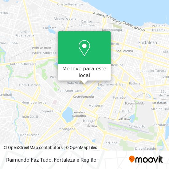 Raimundo Faz Tudo mapa