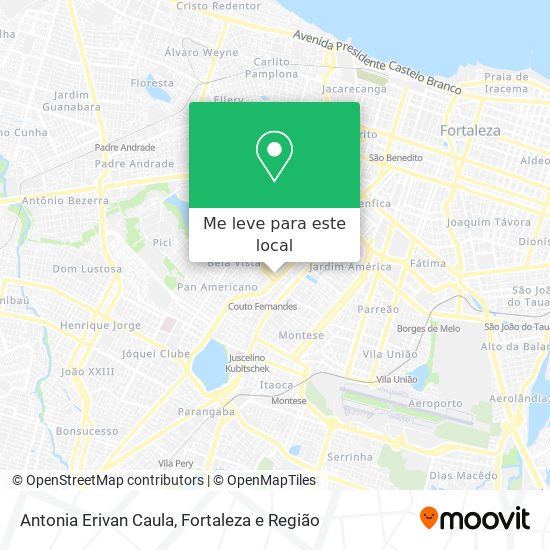 Antonia Erivan Caula mapa