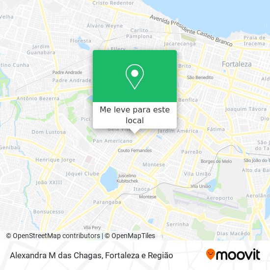 Alexandra M das Chagas mapa