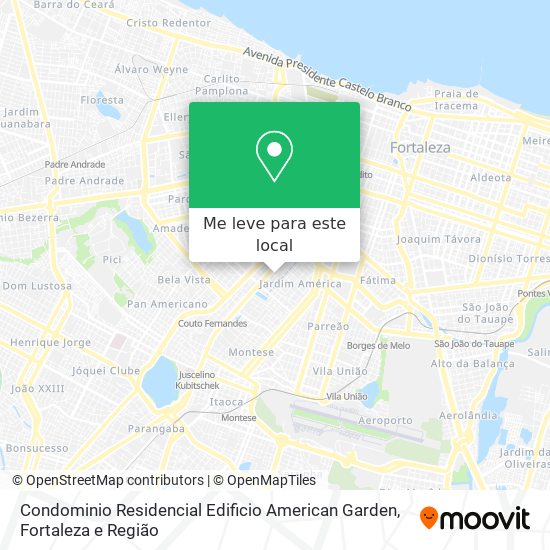 Condominio Residencial Edificio American Garden mapa