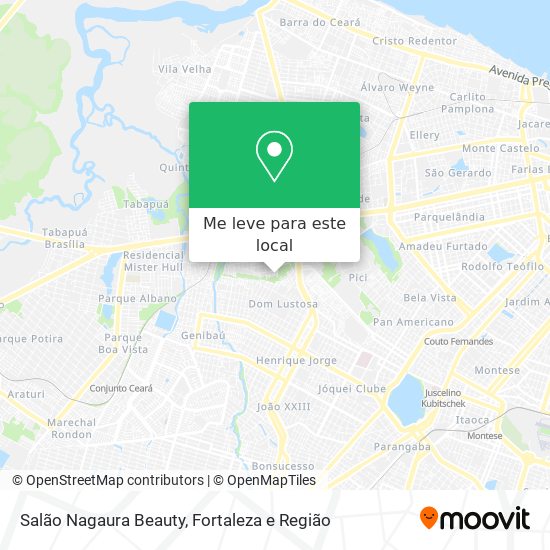 Salão Nagaura Beauty mapa