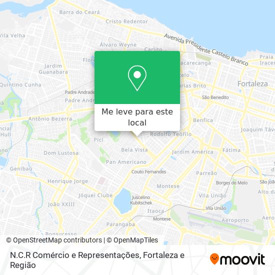 N.C.R Comércio e Representações mapa