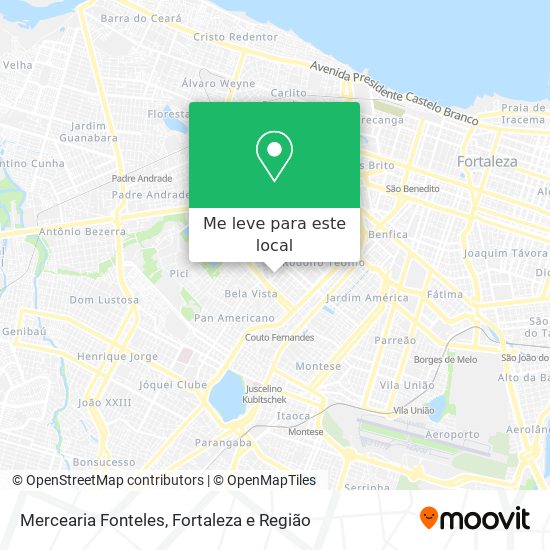 Mercearia Fonteles mapa