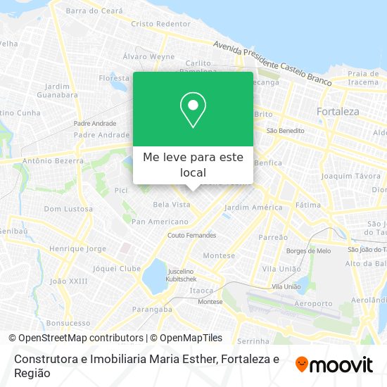 Construtora e Imobiliaria Maria Esther mapa