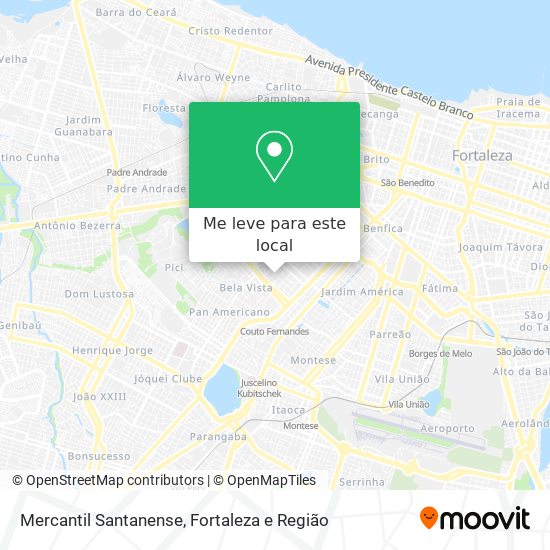 Mercantil Santanense mapa