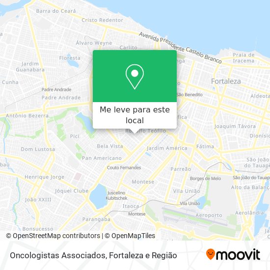 Oncologistas Associados mapa