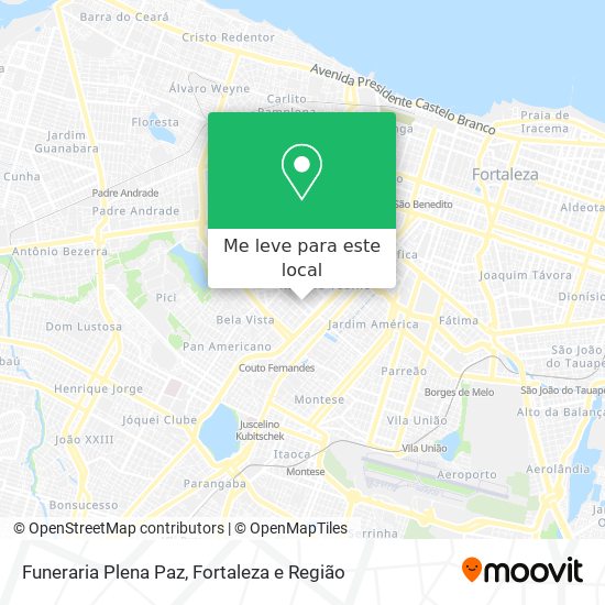 Funeraria Plena Paz mapa