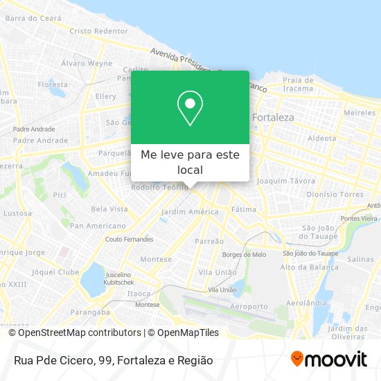 Rua Pde Cicero, 99 mapa