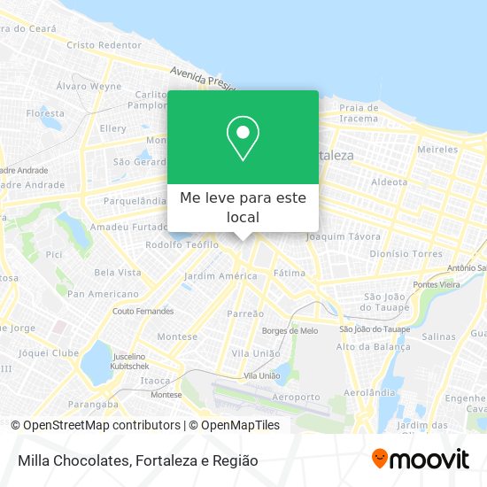 Milla Chocolates mapa