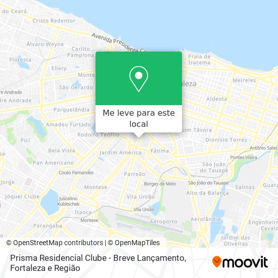 Prisma Residencial Clube - Breve Lançamento mapa