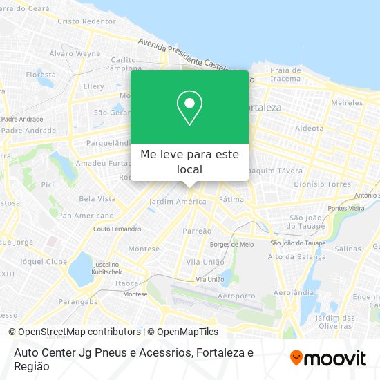 Auto Center Jg Pneus e Acessrios mapa