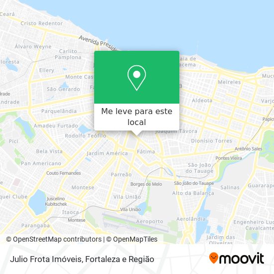 Julio Frota Imóveis mapa