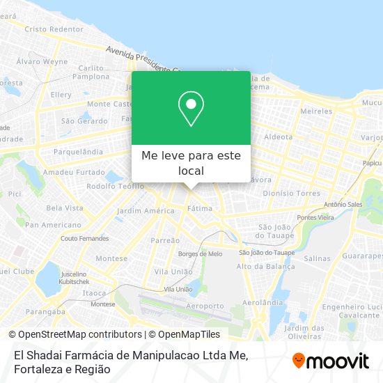 El Shadai Farmácia de Manipulacao Ltda Me mapa
