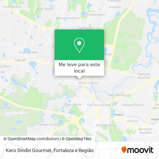 Kero Dindin Gourmet mapa