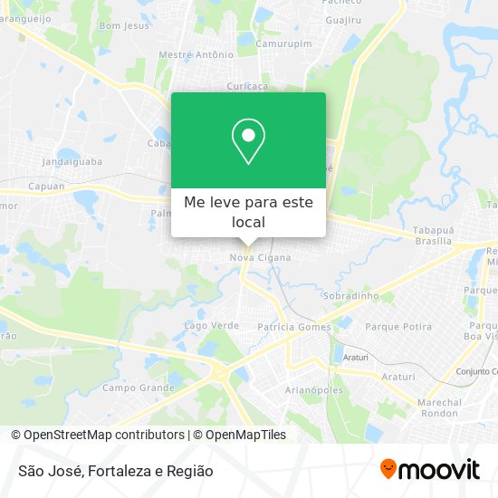 São José mapa