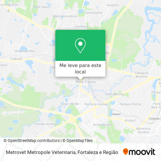 Metrovet Metropole Veterinaria mapa