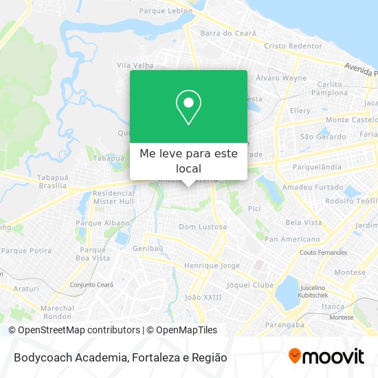 Bodycoach Academia mapa