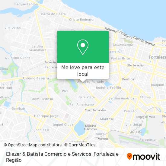 Eliezer & Batista Comercio e Servicos mapa