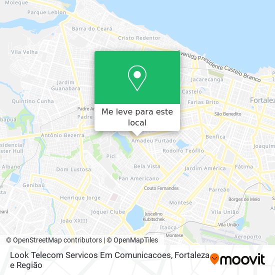 Look Telecom Servicos Em Comunicacoes mapa