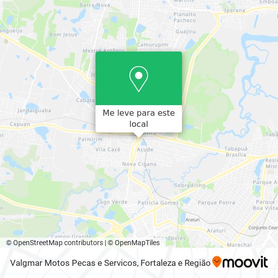 Valgmar Motos Pecas e Servicos mapa