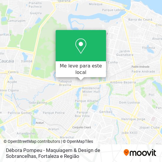 Débora Pompeu - Maquiagem & Design de Sobrancelhas mapa