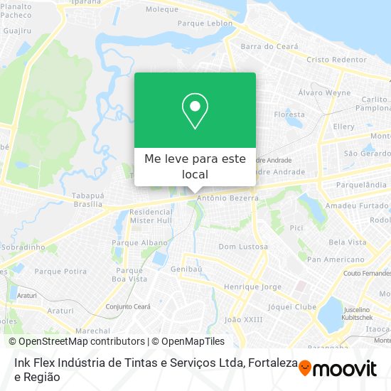 Ink Flex Indústria de Tintas e Serviços Ltda mapa