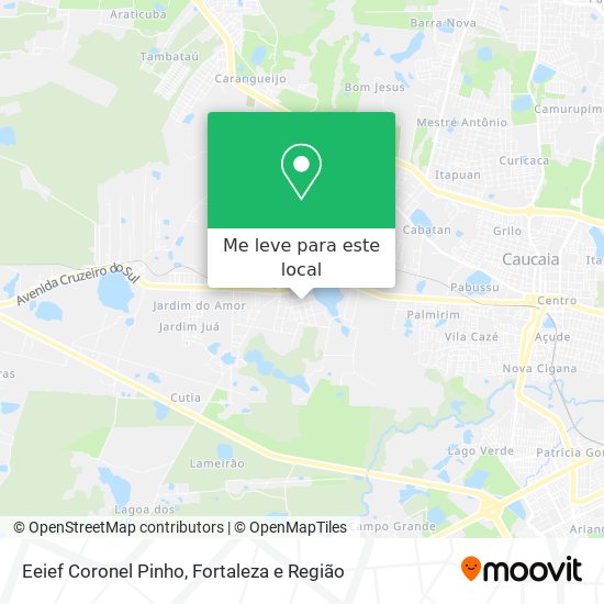 Eeief Coronel Pinho mapa