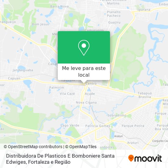 Distribuidora De Plasticos E Bomboniere Santa Edwiges mapa